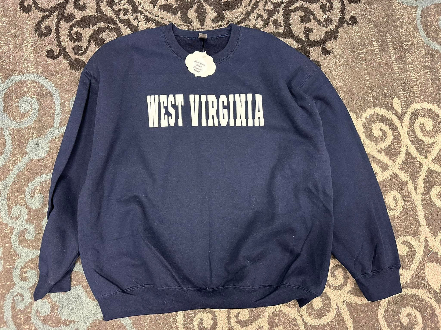 Navy West Virginia Sweatshirt