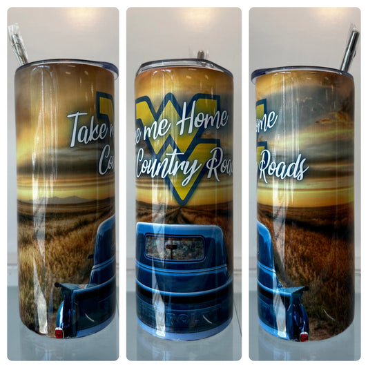 WV Take me Home Country Roads Tumbler