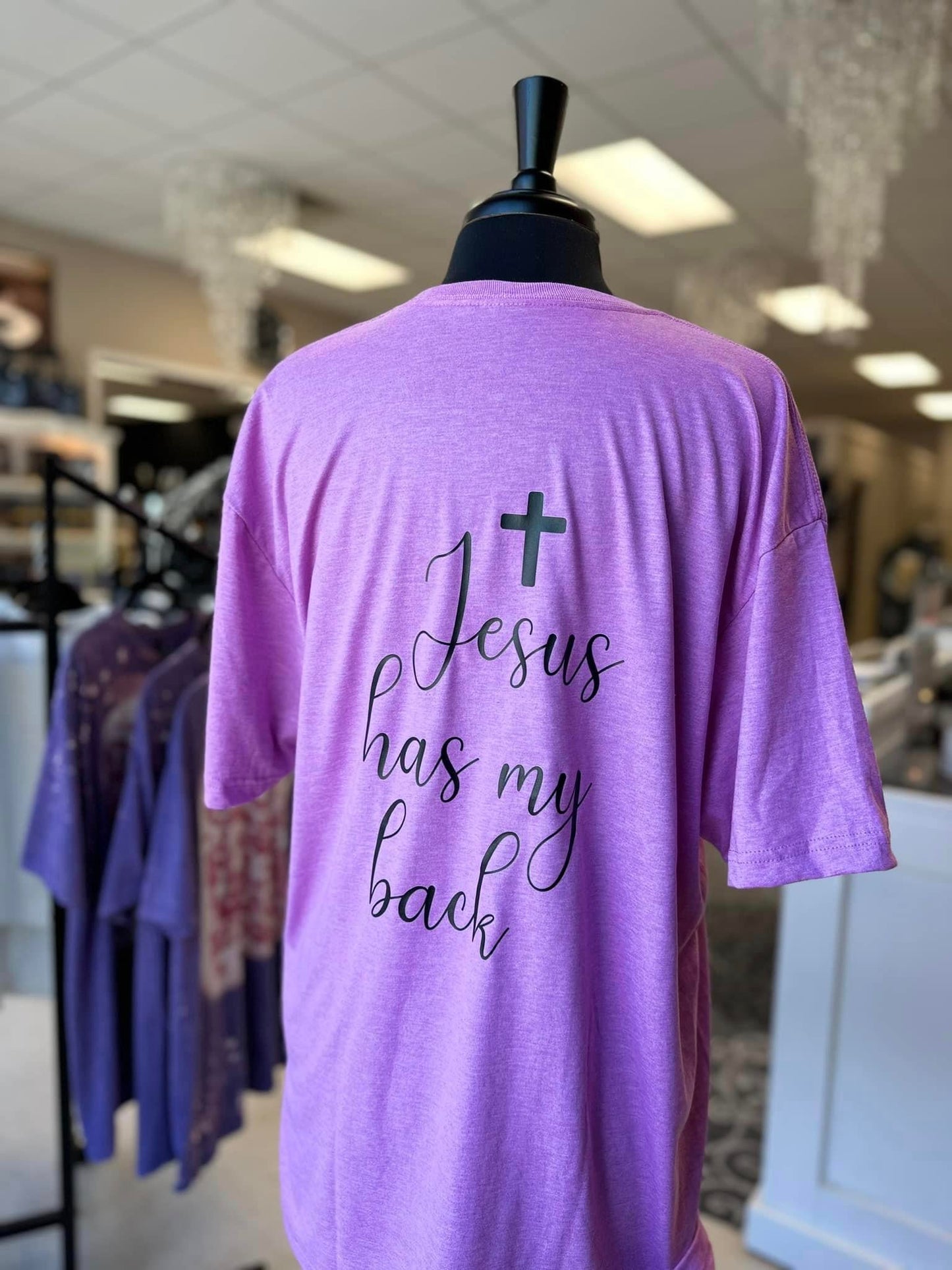 Jesus Has my  Back T-Shirt