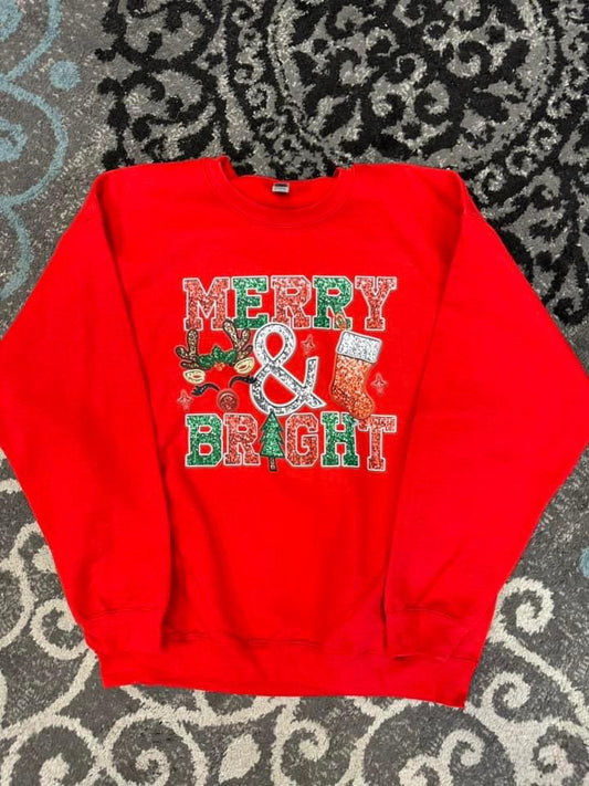 Merry and Bright Sweatshirt