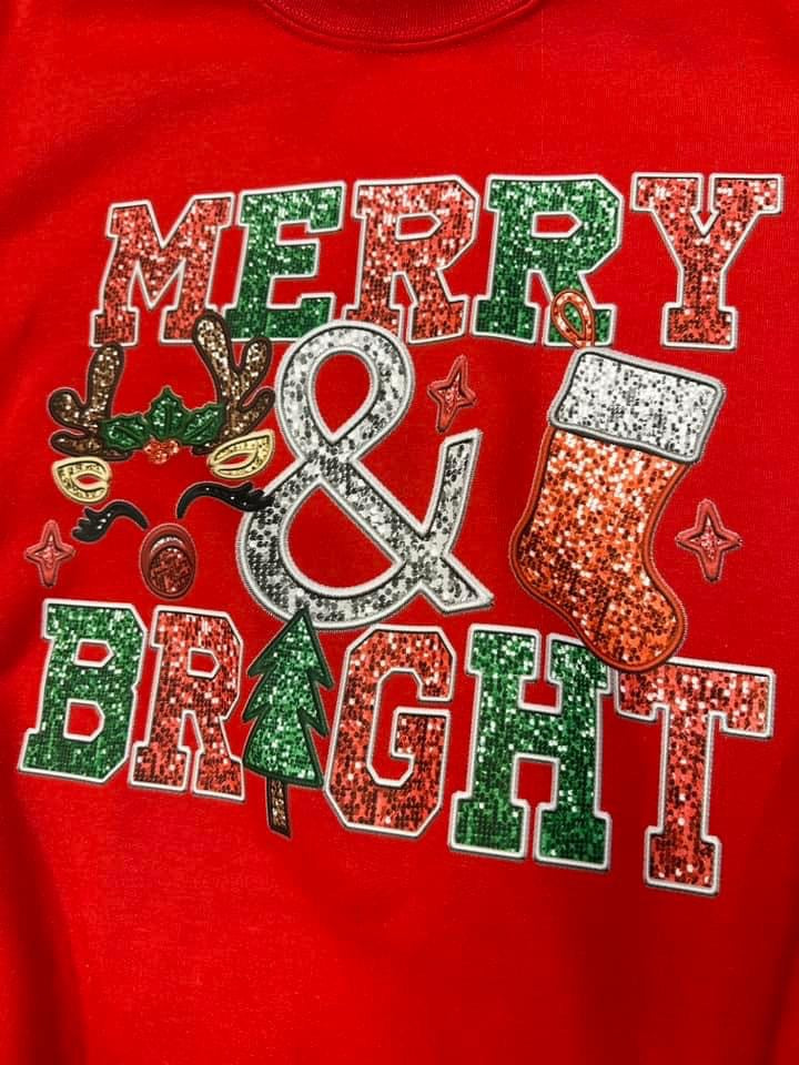 Merry and Bright Sweatshirt