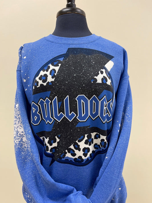 Burch Bulldogs Lightening Bolt Sweatshirt