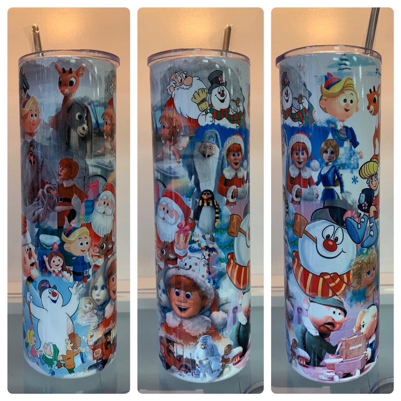 Christmas Cartoons Tumbler