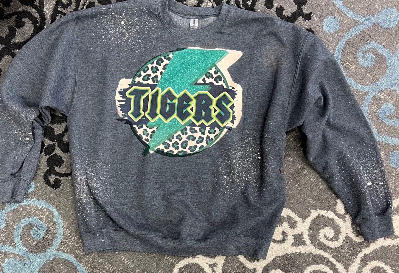 Matewan Tigers Lightening Bolt Sweatshirt